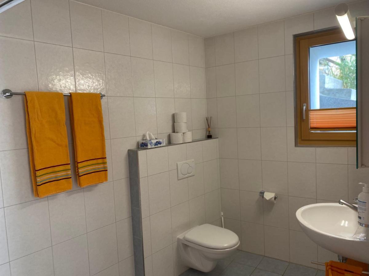 Ferienwohnung In Tschlin Mit Panoramablick Dış mekan fotoğraf